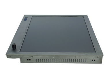 24'' Stainless Steel Monitor Enclosure Front IP65 Waterproof With Brightness Control Button