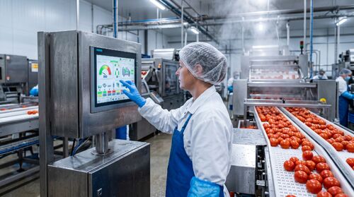 Dernières solutions de l'entreprise Maximiser le débit : le rôle stratégique du PC à écran tactile en acier inoxydable dans une usine de transformation des aliments