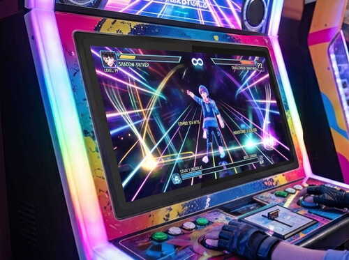 Dernières solutions de l'entreprise Les moniteurs tactiles industriels offrent des solutions interactives pour les bornes de jeux d'arcade