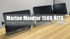 Moniteur LCD marine 1500 NITS IP67 étanche avec écran tactile
