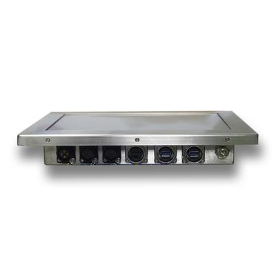 Bon prix PC de panneau en acier inoxydable Intel Celeron J4125 avec interface USB/HDMI/VGA en ligne