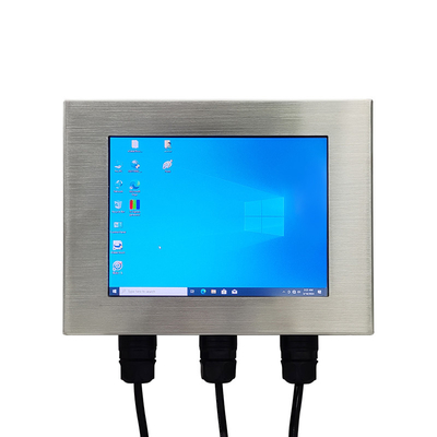 Bon prix Étui en acier inoxydable IP67 étanche à l'eau Panneau tactile industriel PC extérieur lisible à la lumière du soleil Écran tactile tout en un en ligne