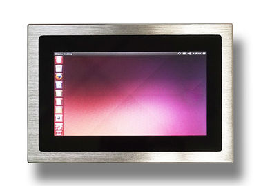 Bon prix Interface RS232 argentée du PC 2 de panneau d'écran tactile de Windows Embedded de bâti de panneau en ligne