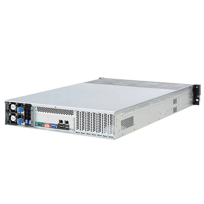 Bon prix 2U Rackmount NAS Server avec 16 emplacements DDR4 12 3,5 SATA et capacité maximale de 16 To en ligne