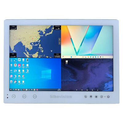 Bon prix Moniteur tactile imperméable à l'eau de 17 pouces avec résolution 1920x1200 et 10 points tactiles pour les applications industrielles et maritimes en ligne