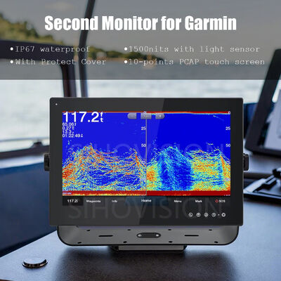 Bon prix Moniteur tactile imperméable à l'eau de haute performance de 1500 nits de luminosité avec une classification imperméable à l'eau IP67 complète et une interface compatible MFD Garmin en ligne