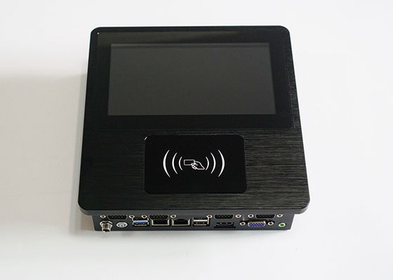 Bon prix Systèmes industriels d'Ubuntu de PC de panneau d'affichage à cristaux liquides de RFID 3G 400cd/m2 RS232 en ligne
