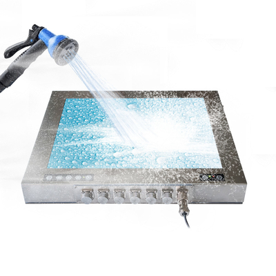 Bon prix contact du PC IP67 EETI de panneau de l'acier inoxydable 400nits de 17in Fanless en ligne