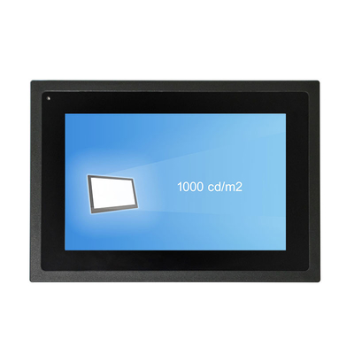 Bon prix Moniteur industriel incorporé par lente 1000 antipoussière de moniteur d'écran tactile de DC12V en ligne