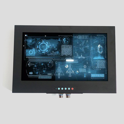 Bon prix L'affichage militaire IP67 de l'affichage à cristaux liquides SS304 imperméabilisent le moniteur industriel de panneau de l'affichage à cristaux liquides 21.5INCH en ligne