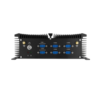 Bon prix 6 ordinateur incorporé par PC industriel d'Intel Celeron J1900 d'ordinateur de boîte de COM X86 mini en ligne