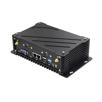 PC RS232 de bureau à télécommande du PC industriel Fanless 6 de puissance faible mini mini