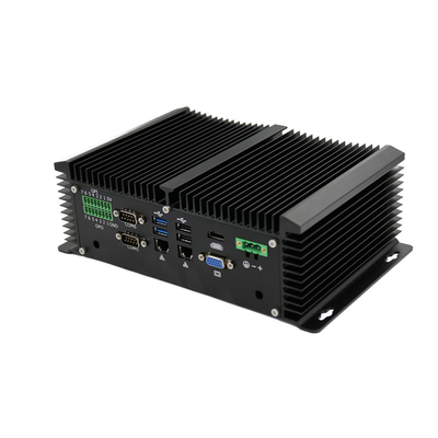 PC industriel Windows de pleine caisse en métal mini 10 pro ports Fanless de l'ordinateur de bureau HDMI VGA