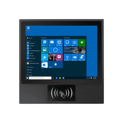 Bon prix PC tout en un industriel d'anti vibration avec le lecteur de carte de RFID 8G RAM 256G SSD pour le kiosque en ligne