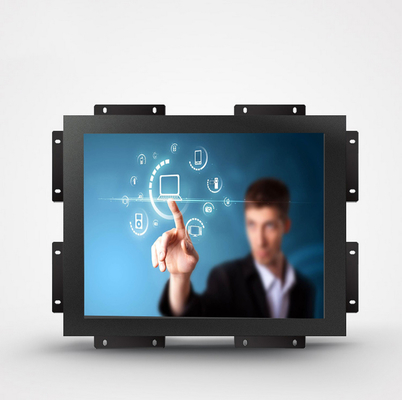Bon prix 35 millions de touches Écran tactile LCD industriel Moniteur 300 cd/m2 Touche résistive en ligne