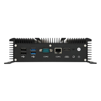 Bon prix DDR4 RAM SSD HDD Mini PC sans ventilateur 6*Gigabit LAN Mini PC industriel en ligne