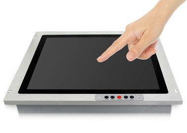 Bon prix 19 bouton infrarouge de l'avant OSD de moniteur d'écran tactile de pouce avec les ports imperméables en ligne