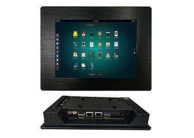 Bon prix OS matériel de Linux inclus 8 par pouces d'alliage d'aluminium de PC d'écran tactile et 5 COM RS232 en ligne