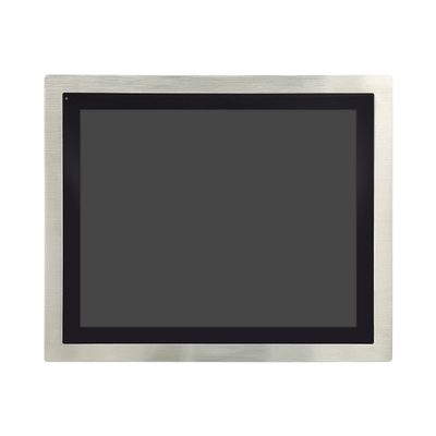 Moniteur LCD industriel en acier inoxydable de 17 pouces et 1000 nits avec écran tactile capacitif à 10 points