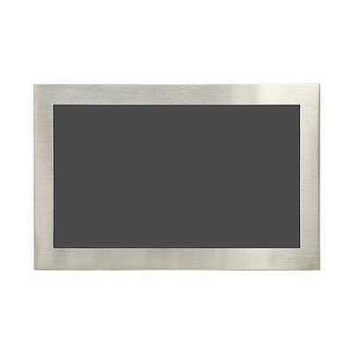 1920*1080 Résolution IP67 Écran tactile imperméable à l'eau Moniteur LCD en acier inoxydable 304