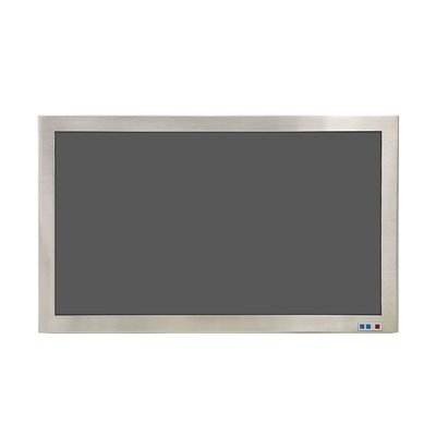 Moniteur en acier inoxydable industriel IP65 de 24 pouces avec liaison optique anti-éblouissement