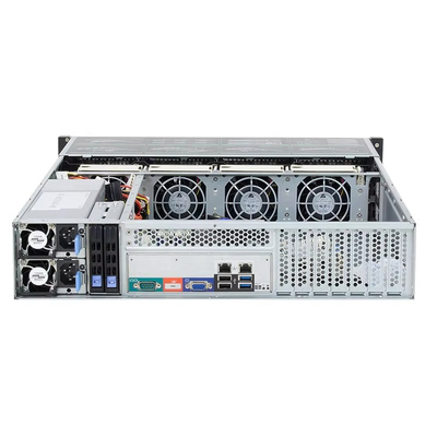 100-240 V AC IN 2u Rack NAS Serveur avec 16 emplacements DDR4 4 emplacements PCI-E3.0X16 2 emplacements PCI-E3.0X8 12 3,5 SATA