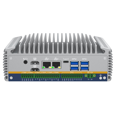 Bon prix Définition sans ventilateur Mini PC industriel Intel 12th Alder Lake-U Core I5/i7 Processeur 6*COM en ligne