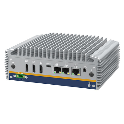 Bon prix Mini PC industriel intégré sans ventilateur haute performance DDR5 M.2 2280 3*Intel i226-V, support quad display en ligne