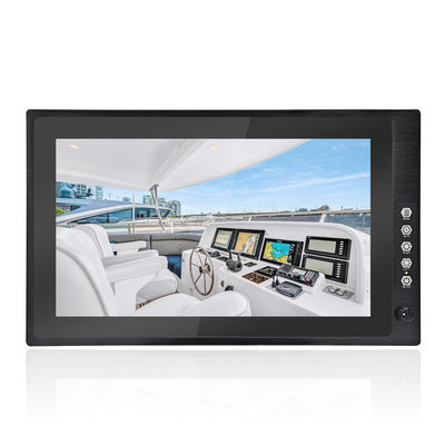 15.6 pouces IP65 Moniteur imperméable à l'eau industriel projeté capacitive Touch Sreen Optical Bonding LCD 1000 Nits Displays avec anti-éblouissement
