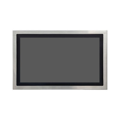 23Moniteur LCD en acier inoxydable de 8 pouces avec montage murale d'écran tactile capacitif à 10 points
