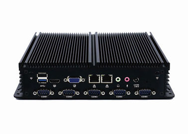Bon prix 6 COM du PC à bord incorporée industrielle 6 de boîte d'automation incorporée par J1900 d'Intel Baytrial d'ordinateur d'USB en ligne