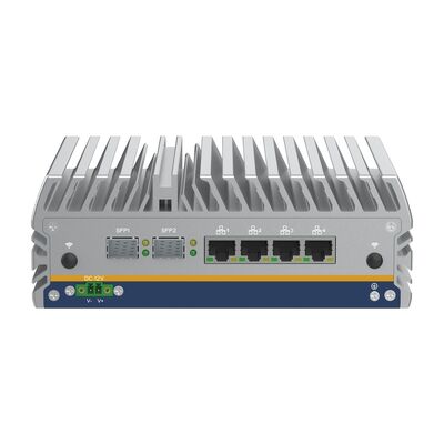 Bon prix Mini PC industriel avec 2 ports SFP+ et Intel Core I5 1235U pour environnements difficiles (-20°C à +60°C) en ligne