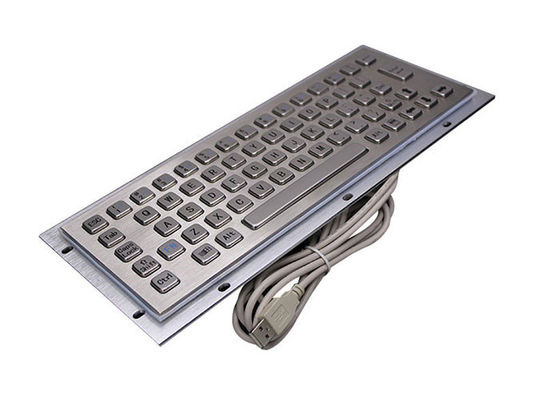 Bon prix 65 clés PS2 IP65 imperméable ont câblé le clavier industriel 5VDC en ligne