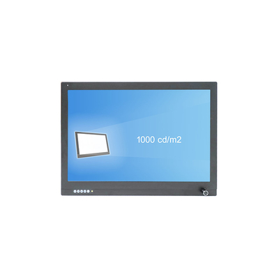 Bon prix Moniteur IP65 d'affichage à cristaux liquides d'intense luminosité de gradateur de capteur de lumière avec le verre trempé de 2mm en ligne